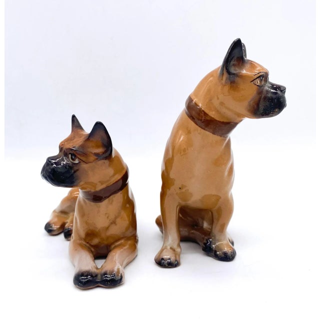 20th Century Boxer Dog Figurines - a Pair For Sale In Houston - Image 6 of 12