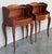 20th Pair of French Nightstands Tables With Drawer and Open Shelf For Sale - Image 4 of 12
