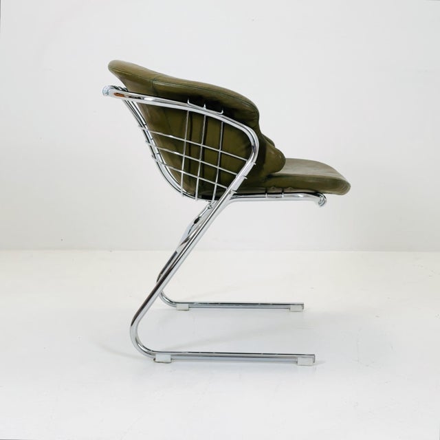 Contemporary Mid-Century Flynn Armchair by Gastone Rinaldi for Thema, Italy, 1970s For Sale - Image 3 of 11