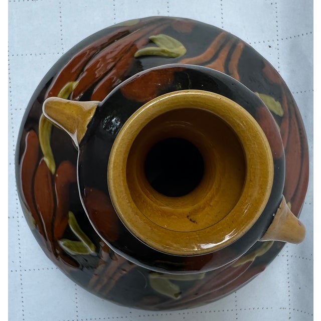 1900 - 1909 Arts & Crafts Vance Avon Frederich Rhead Art Pottery Vase For Sale - Image 5 of 5