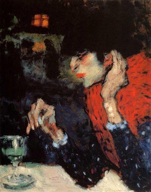 Picasso the Absinthe Drinker Giclee Numbered Edition