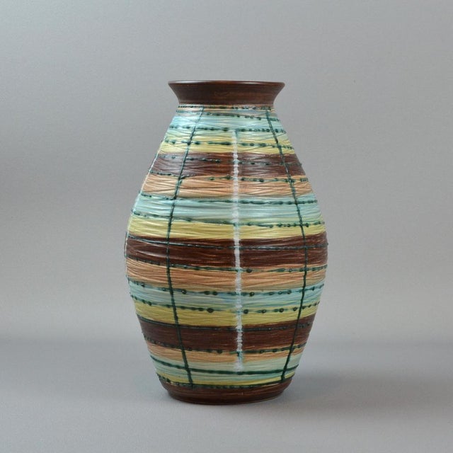 Large Vase from Scheurich, 1960s For Sale - Image 10 of 12