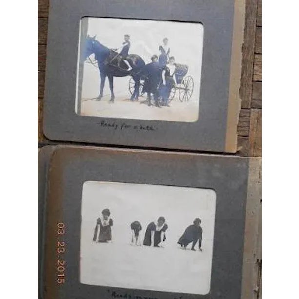 Antique 19th Century Photo Album (Pinkham Family)-Kennebunkport, Maine For Sale - Image 4 of 5