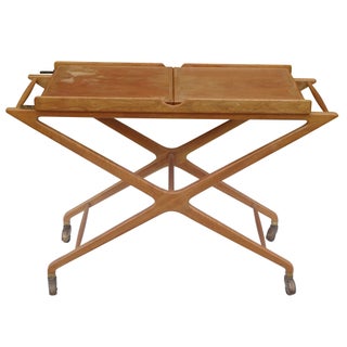 Baker Furniture Bar Cart by Cesare Lacca For Sale