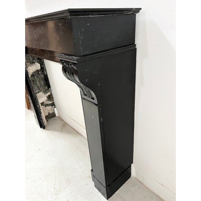 Napoleon III Fireplace with Black Marble Corbel, 19th Century For Sale - Image 12 of 14