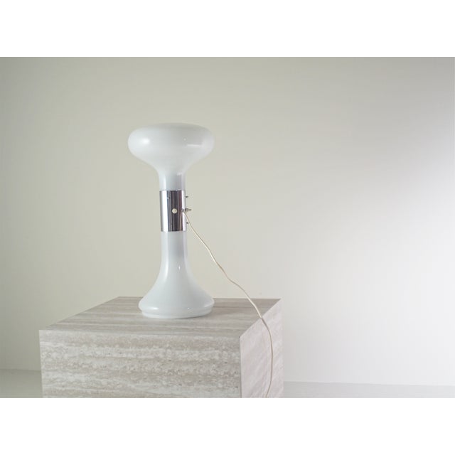 Soffiato Glass I Numerati Table Lamp from A.V. Mazzega, Italy, 1970s, in Flawless conditions. Designed 1970 to 1979 This...