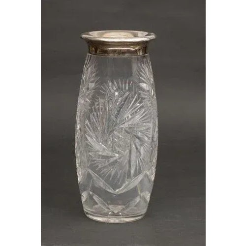 Beginning of 20th century. Germany. Silver proof 800, crystal. Height 34 cm.