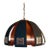 Werner Schou Mid-Century Modern “Moonscape” Dome Coronell Pendant Ceiling Fixture For Sale