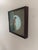 Cactus Wren by Terra Novak | Oil on wood Bird perched on a cactus under a full moon. For Sale