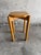 Vintage Stool in Wood with Organically Shaped Top For Sale - Image 9 of 9