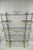 Vintage French Country Wrought Iron & Brass Kitchen Bakers Rack Bookcase Etagere For Sale - Image 4 of 16