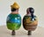 Mexican Mexican Pottery Figural Lamp Finials on Bronze Hardware - A Pair For Sale - Image 3 of 8