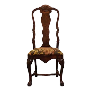 High End Mahogany Traditional Chippendale Style Dining Side Chair