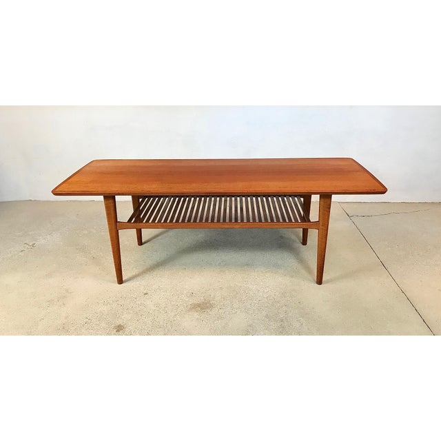 1960s Large Mid-Century Danish Teak Coffee Table, 1960s For Sale - Image 5 of 18