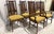 A rare set of six vintage walnut dining chairs, crafted by Broyhill for the iconic Brasilia collection, circa early 1960s....