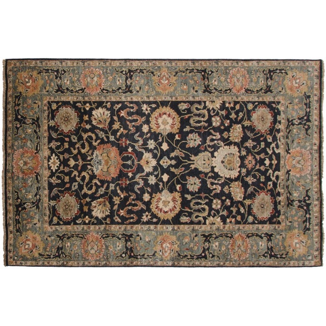 New Agra Rug - 5'10" X 9'1" For Sale - Image 9 of 12