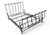 Brown Jordan Vintage Signed Brown Jordan "Autumn Guild" Wrought Iron Queen Sleigh Bed For Sale - Image 4 of 16
