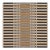 Sample - Schumacher Serapo Rustic Weave Fabric, Carbon & Ochre For Sale