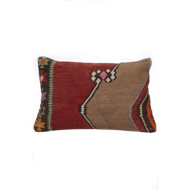 Decorative Kilim Pillow Cover For Sale - Image 4 of 4