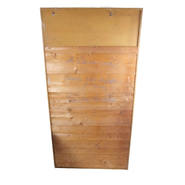 Green Antique French Louis XVI-Style Gilt-Wood Painted Pier Mirror, Late 19th Century For Sale - Image 8 of 10