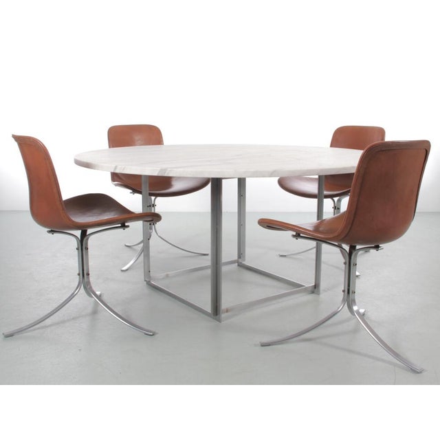 Scandinavian Dining Table PK-54 with Extension by Poul Kjaerholm for E. Kold Christensen, 1960s For Sale - Image 6 of 18