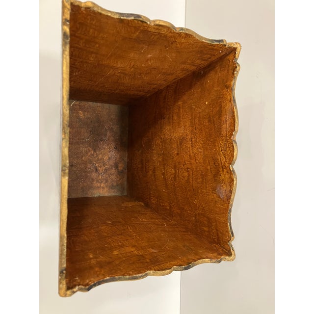1950s Florentine Waste Basket For Sale In Boston - Image 6 of 6