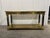 Metal Neoclassical Style Brass Console Table by Mastercraft For Sale - Image 7 of 14