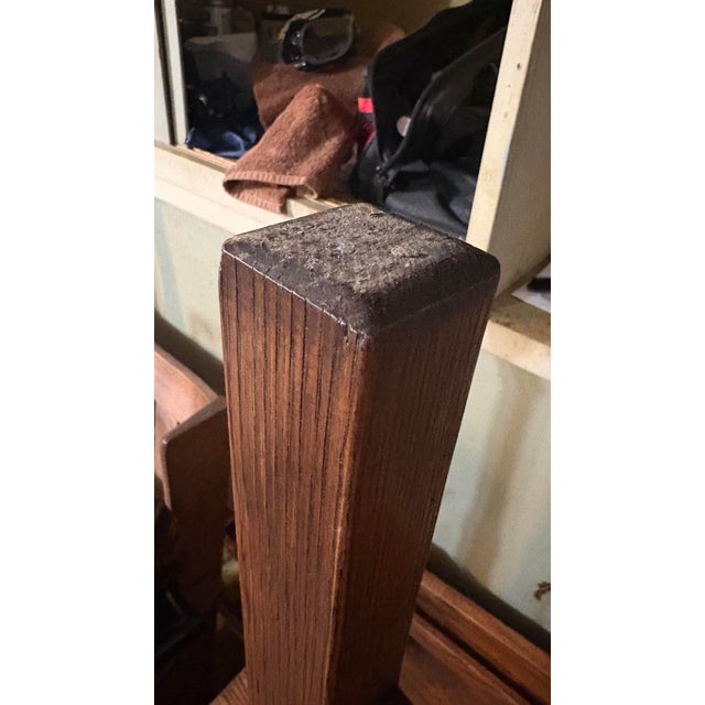 Early 20th Century Mission Oak Lamp Table Attributed to Gustav Stickley For Sale - Image 12 of 12