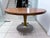 Vintage Tulip base table featuring a table top veneered in teak and hazelnut wood - Very high quality workmanship, very...