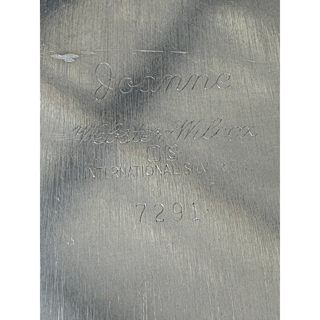 Metal 1960s “Joanne” Butler’s Tray by Webster Willcox For Sale - Image 7 of 7