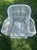 Palecek Vintage White Rattan Lounge Chair in the Style of Palecek President’s Chair For Sale - Image 4 of 7