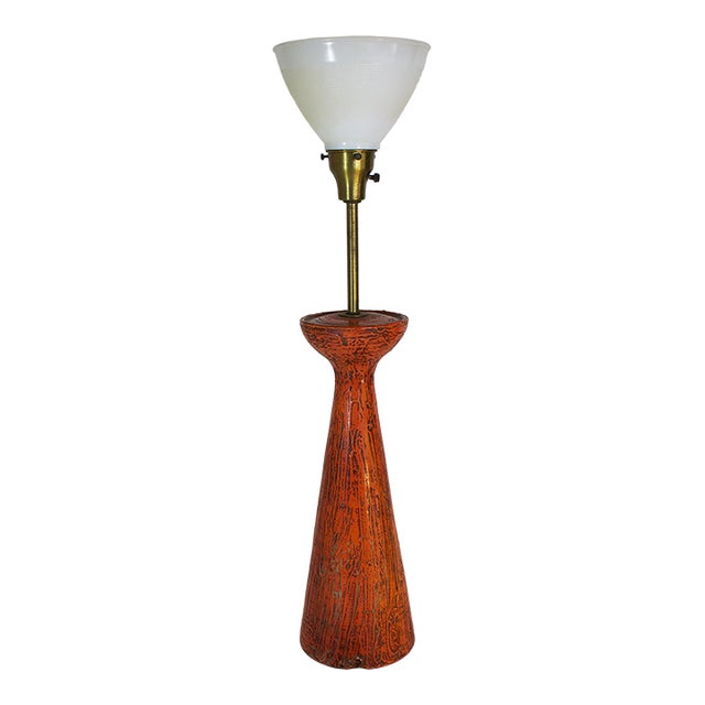 1950s Bitossi Italy Ceramic Table Lamp For Sale