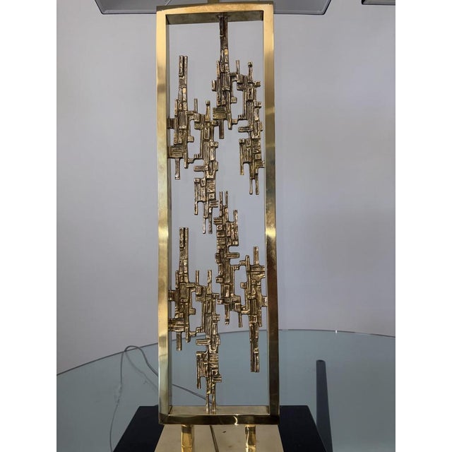 Brass and Marble Table Lamps, 1980s, Set of 2 For Sale - Image 11 of 12