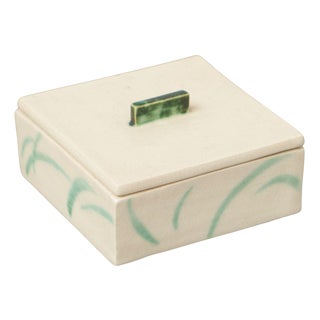 Art Deco Lidded Ceramic Box, 1930s For Sale