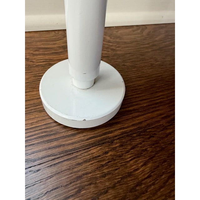 Brueton Undulatus Bench Custom White Leg For Sale In Chicago - Image 6 of 12