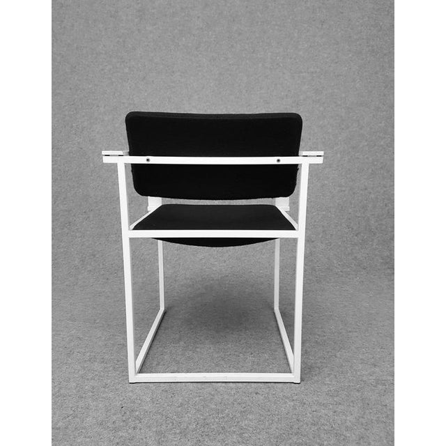 Set of 4 post modern Dutch design dining chairs, 1980s. Designed by Pierre Mazairac and Karel Boonzaadjer "Model FM 80"...