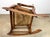 Early 19th Century American Primitive Tiger Maple and Rush Rocking Chair For Sale - Image 11 of 12
