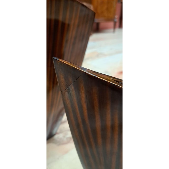 Avant Garde Wooden Vases, 1990s, Set of 2 For Sale - Image 9 of 11