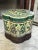 Early 20th Century 19th Century Porcelain Republic Era Kangxi Style Famille Verde Biscuit Box For Sale - Image 5 of 11