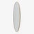 Italian oval mirror with a brass frame, attributed to Gio Ponti. Its classic shape embodies Italian modernist design. The...