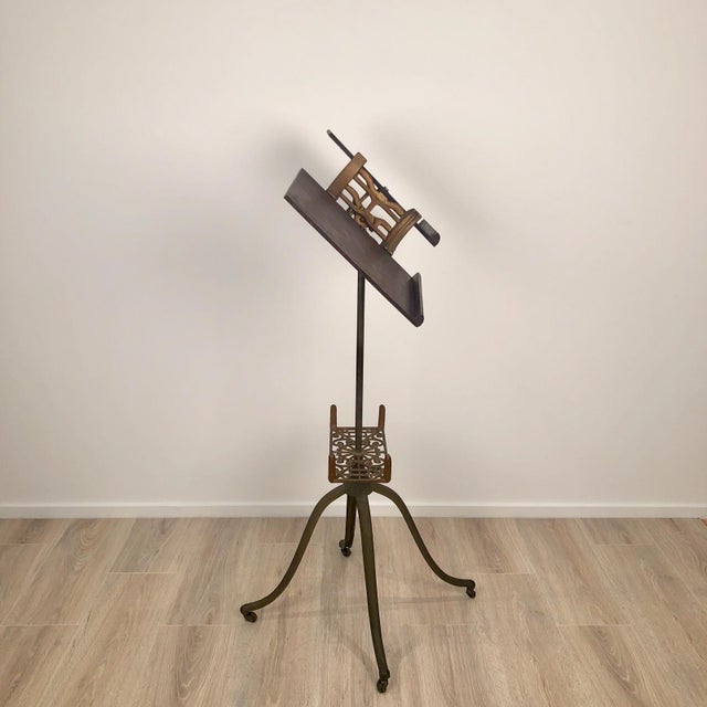 Vintage Traditional Folding Book Stand | Chairish