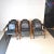 Italian Mahogany & Leather Dining Chairs, 1960s, Set of 4 For Sale - Image 10 of 14