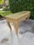 Late 20th Century Vintage Sculptural Rattan Console Table With Glass Top For Sale - Image 5 of 13