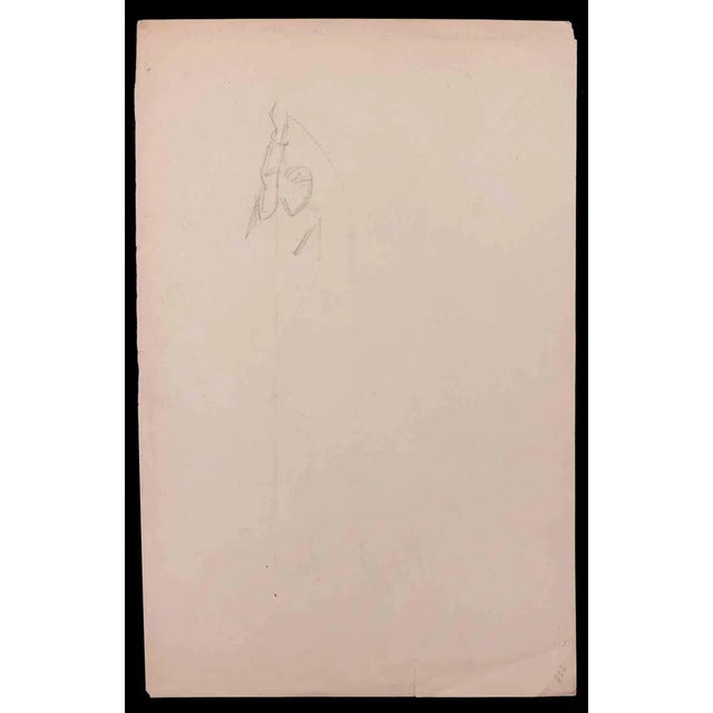 Figures is an original Drawing on paper realized by painter Pierre Georges Jeanniot (1848-1934). Drawing in Pencil. Hand...