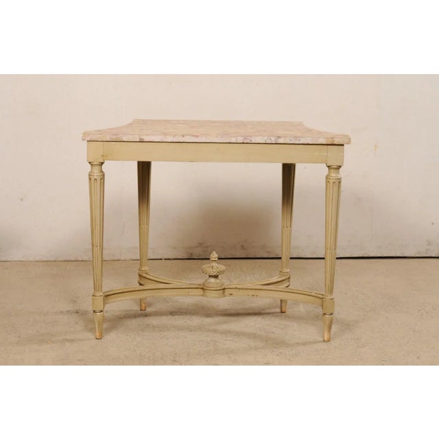 French Breche d'Alep Marble Top Console For Sale In Atlanta - Image 6 of 12
