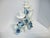 Vintage Italian Tole Floral Candleholder For Sale - Image 4 of 9