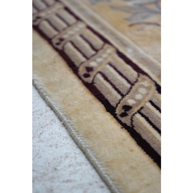 Age: Approx: 60 Years Old Details: Grade 8 Out Of 10 High Quality Construction Creme Off White Large Impressive Rug High...