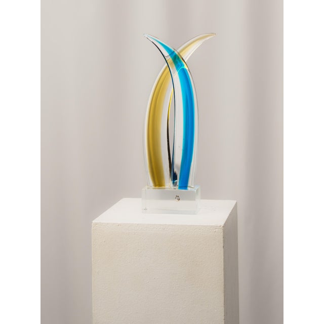 Murano Glass Sculpture from Stefano Toso, 1980 For Sale - Image 4 of 4
