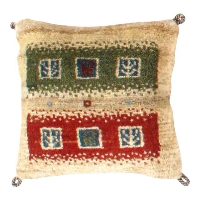 Persian Gabbeh Lori Baft Pillow Pg 29 For Sale