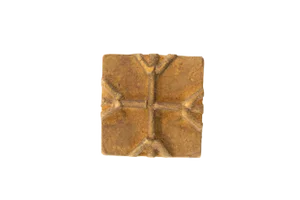 Vintage African Square Bronze Coin